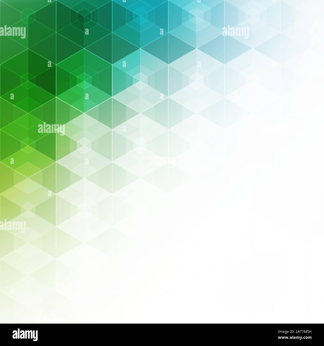 Brochure design template, abstract hexagon background Stock Vector