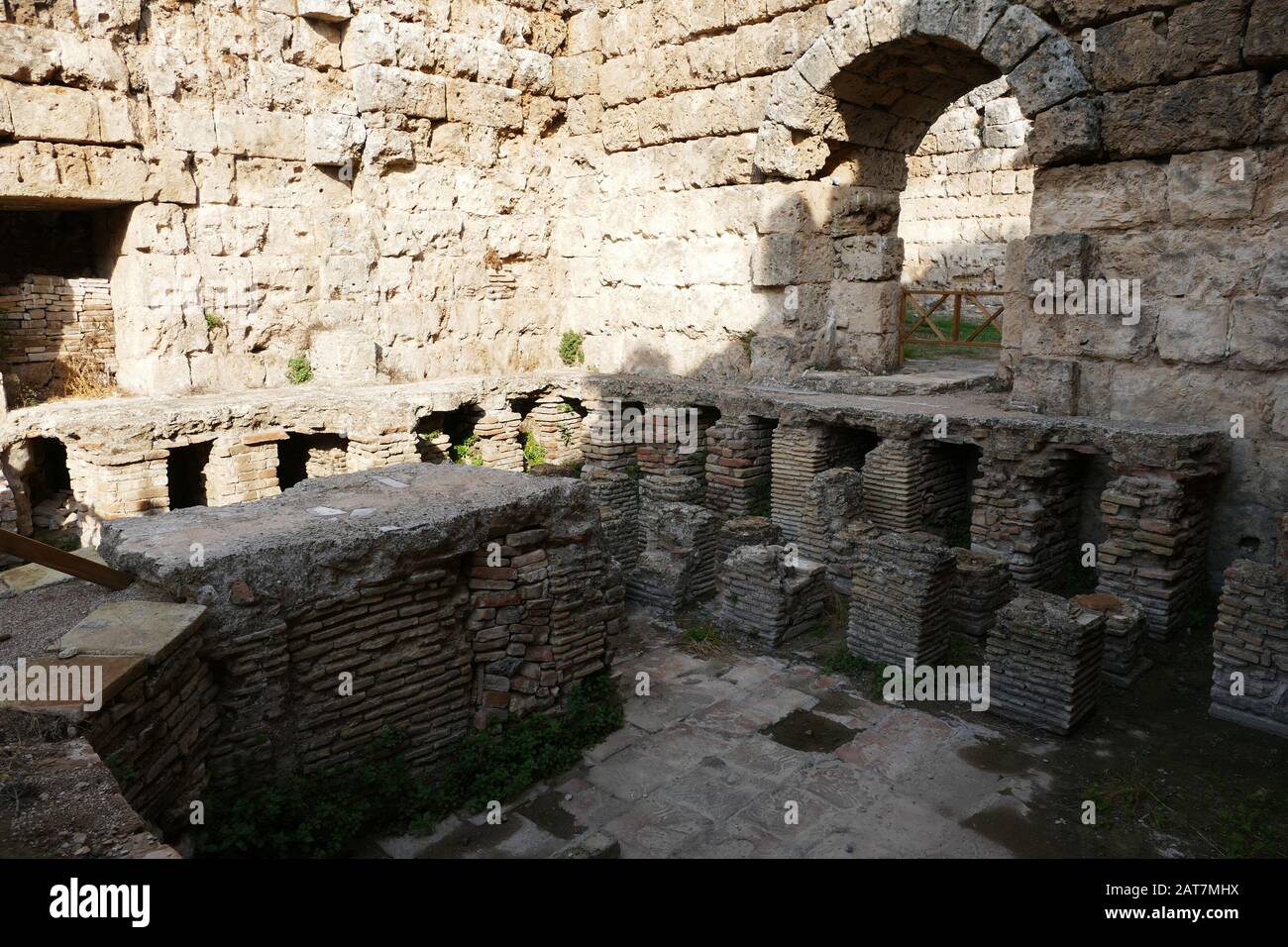 Roman baths at Perge, Turkey Stock Photo