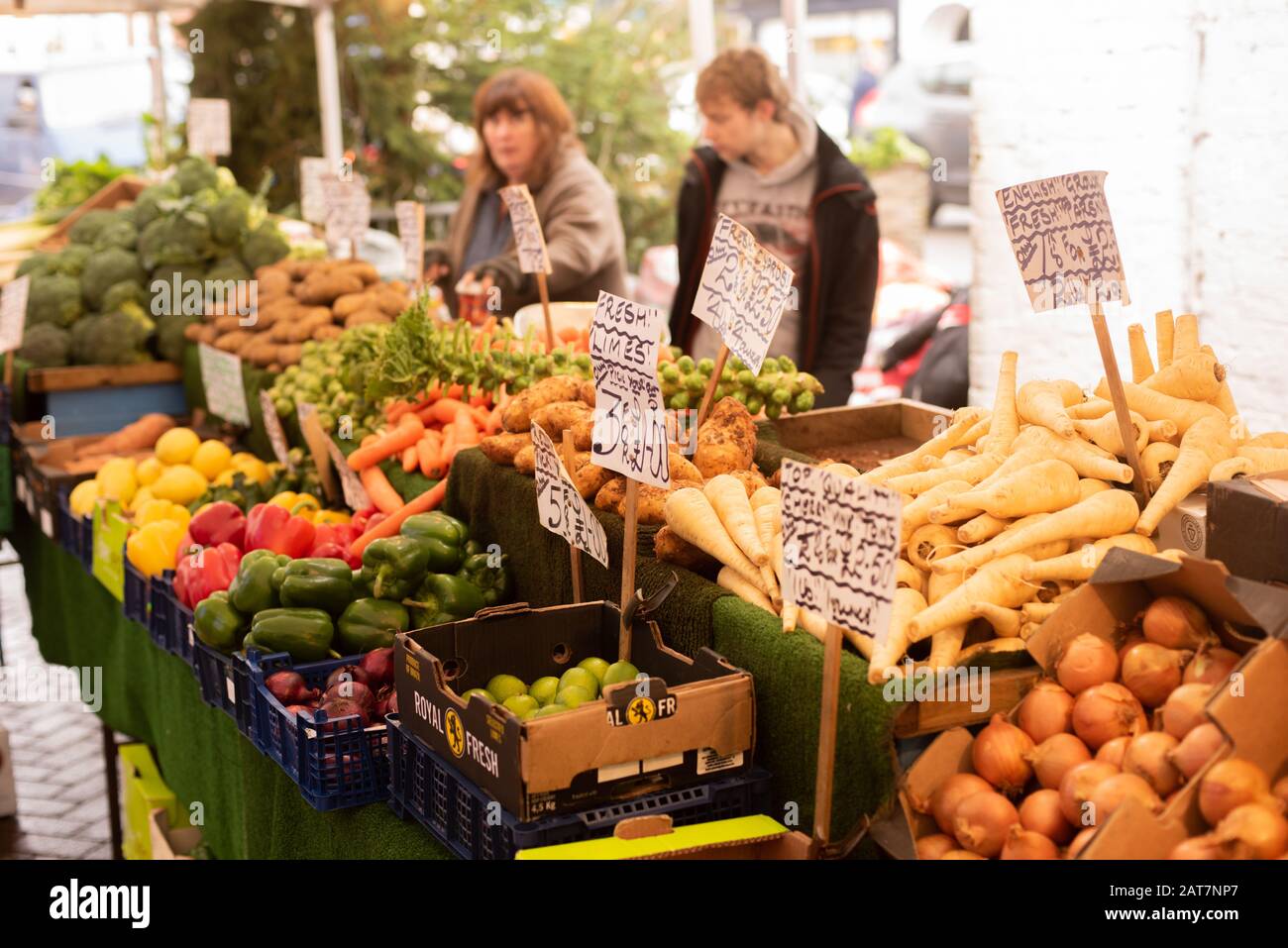 friut and veg for sale Stock Photo