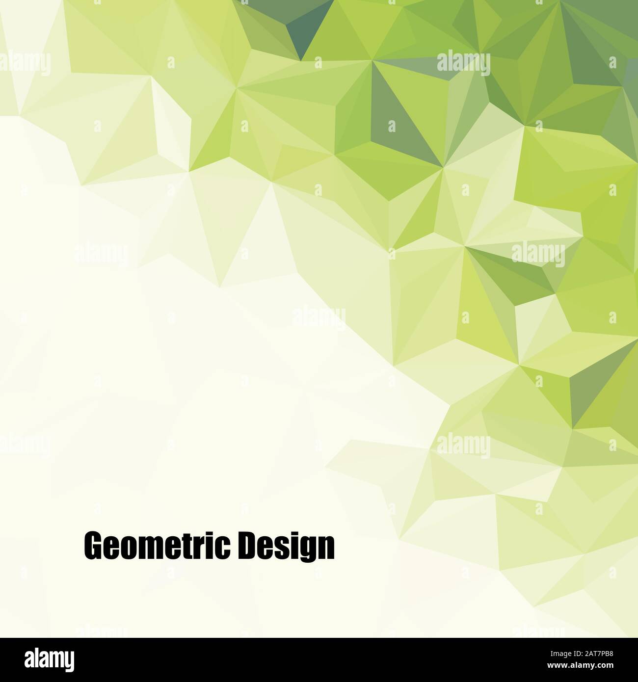 Green Template For Presentation Layout For Advertising Banner Triangular Design Polygonal Style Vector Graphics Abstract Background Stock Vector Image Art Alamy