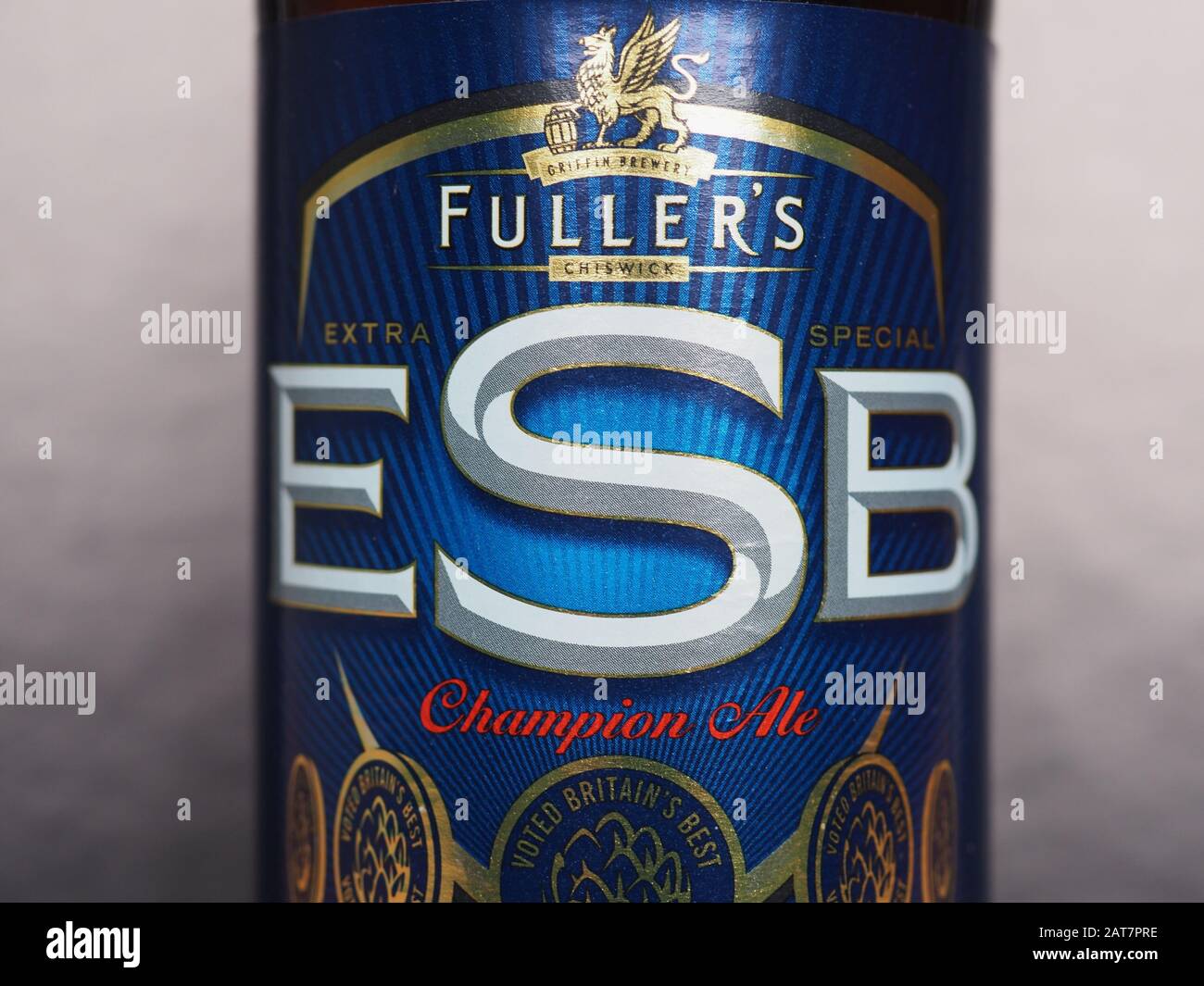 LONDON, UK CIRCA DECEMBER 2019 Fuller's ESB beer sign Stock Photo Alamy