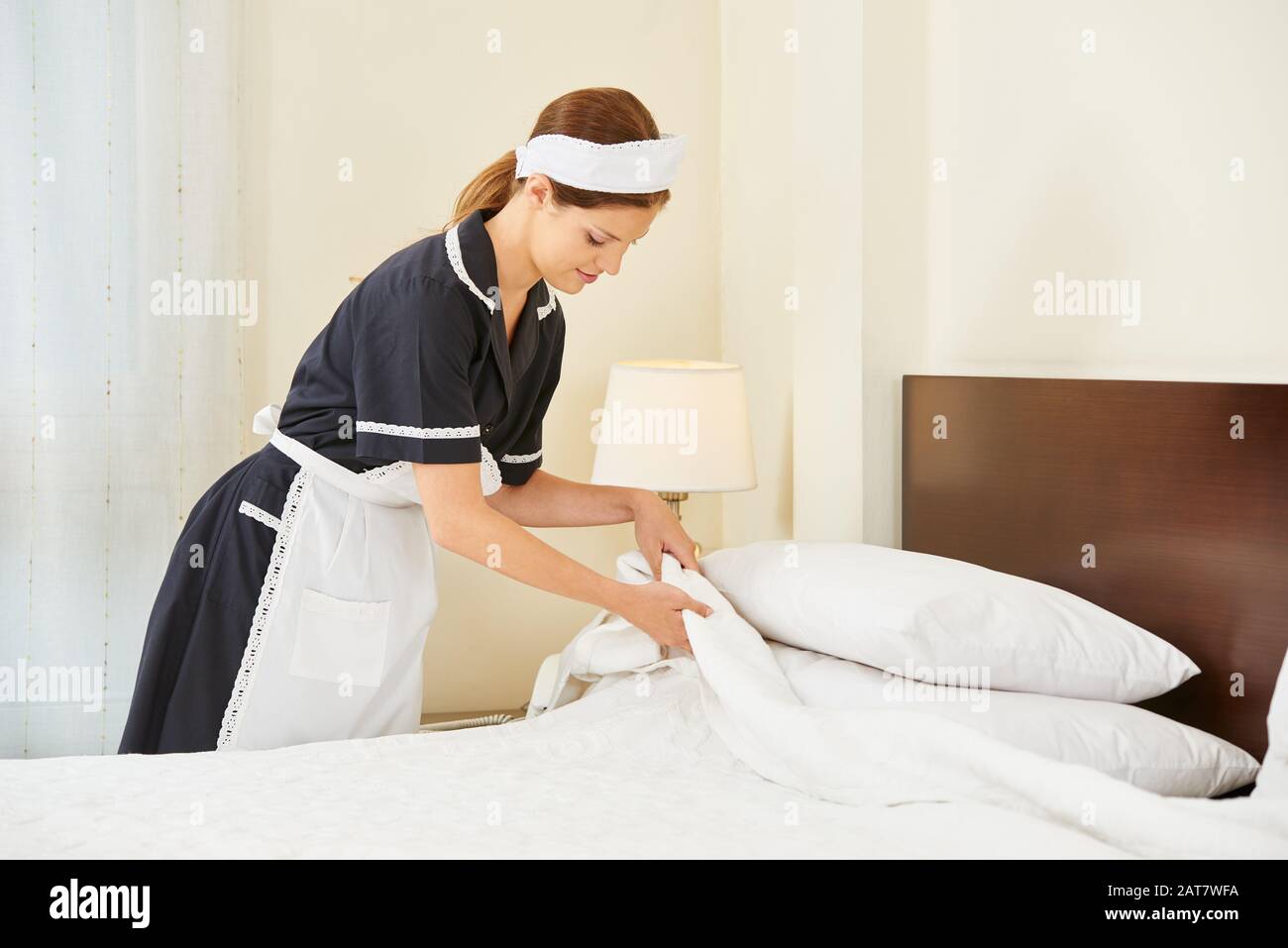 Cleaning lady hotel hires stock photography and images Alamy
