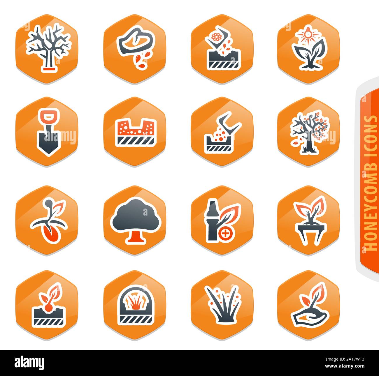 Gardening icons set Stock Vector Image & Art - Alamy