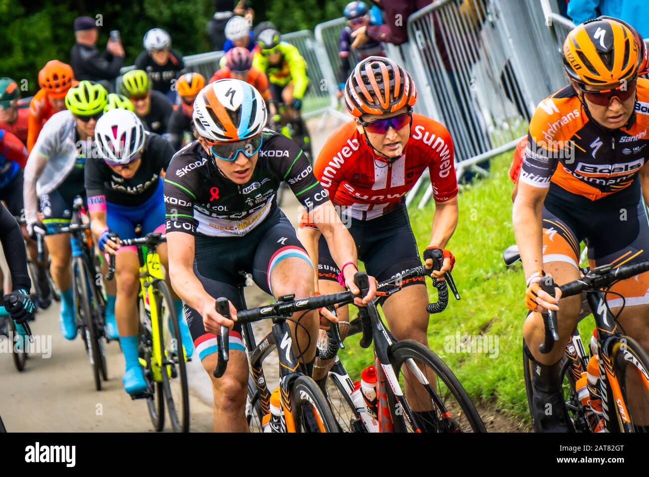 The Women's Tour cycling 2019 Stock Photo