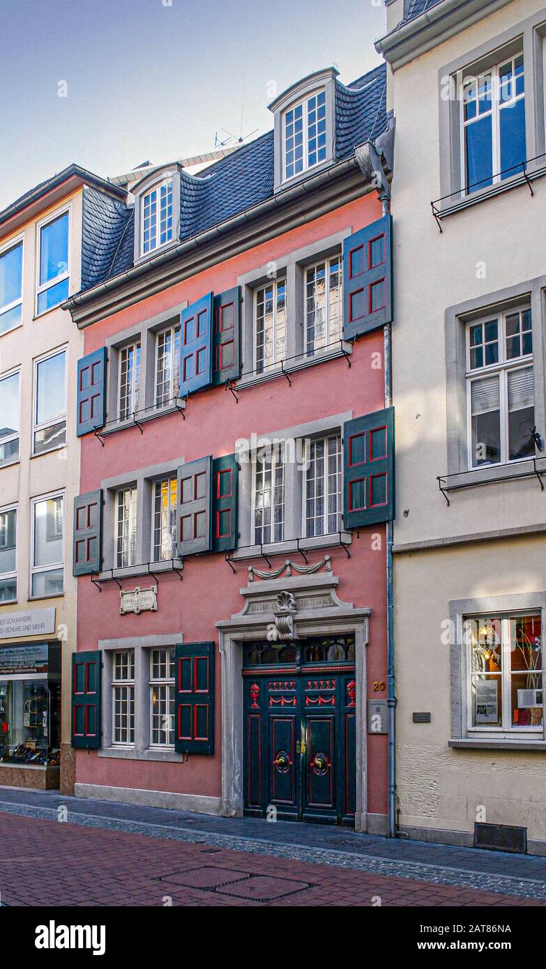 Germany Bonn the birthplace of Ludwig Van Beethoven Stock Photo