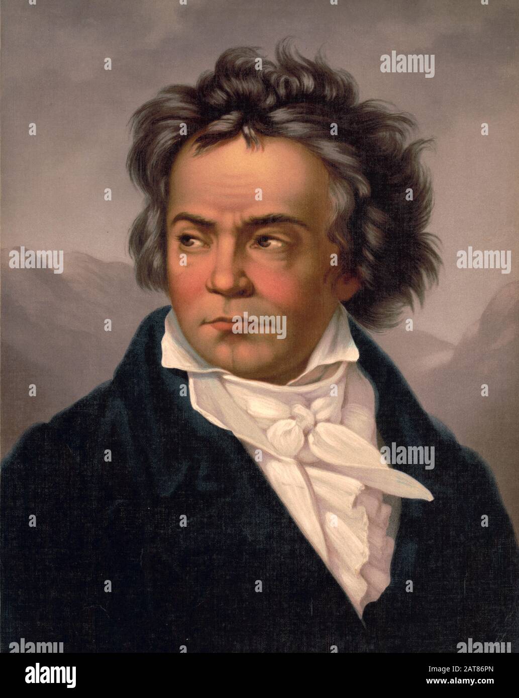 Ludwig Van Beethoven Stock Photo