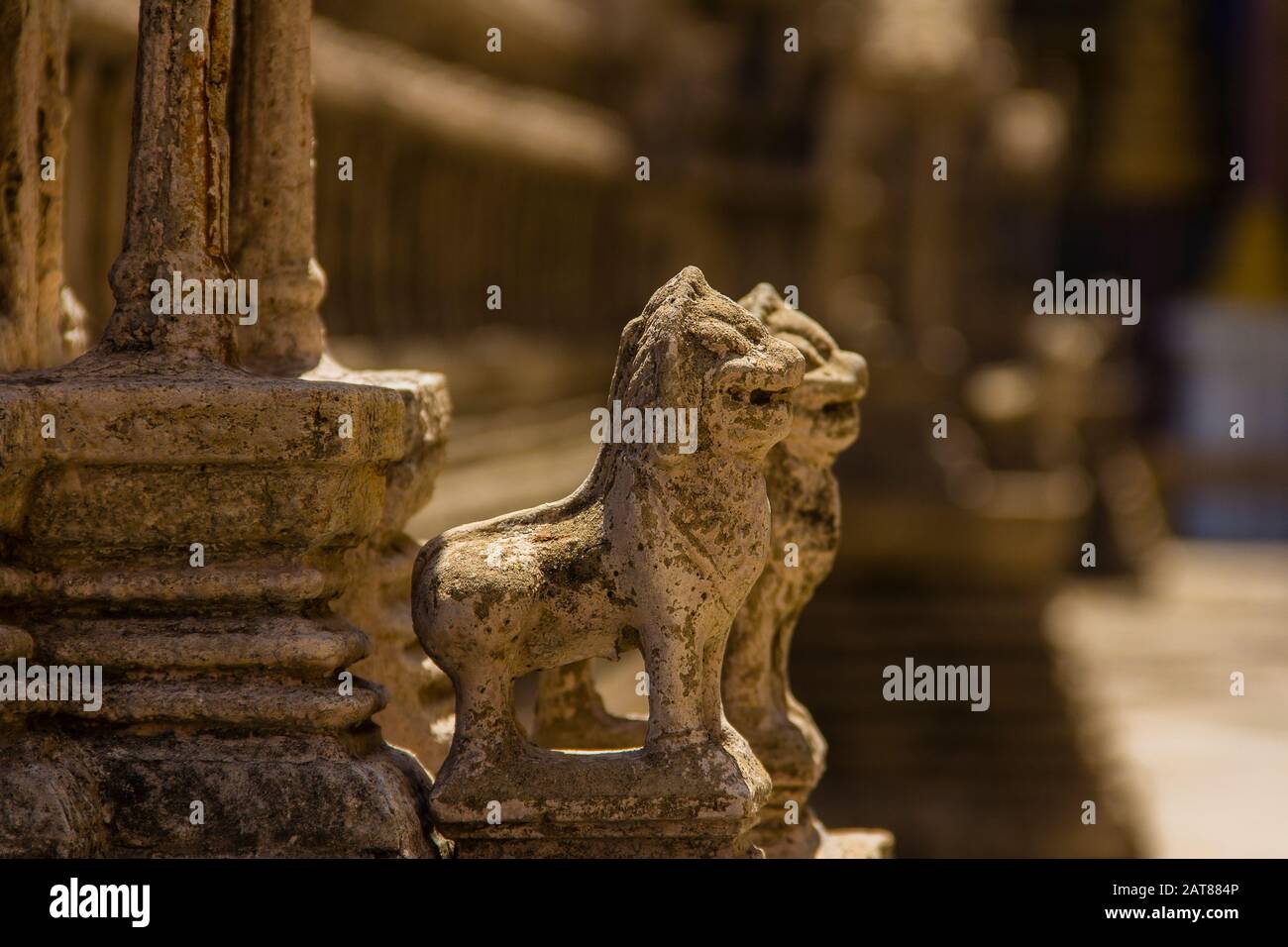 Angkor Wat Model In Grand Palace, Bangkok, Thailand. Stock Photo