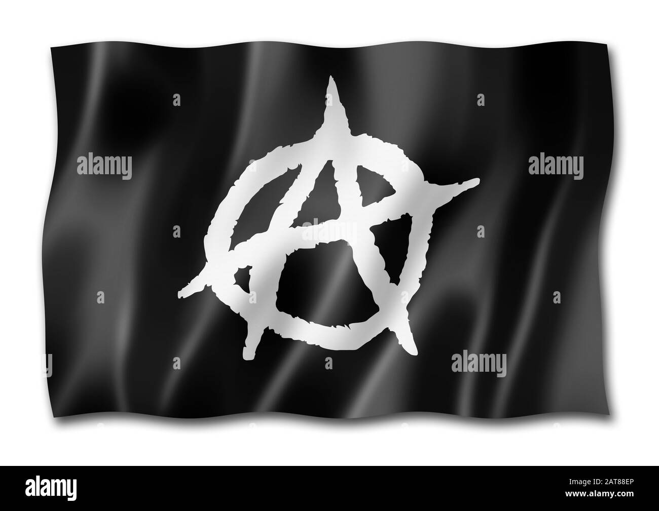 Anarchist flag Black and White Stock Photos & Images - Alamy