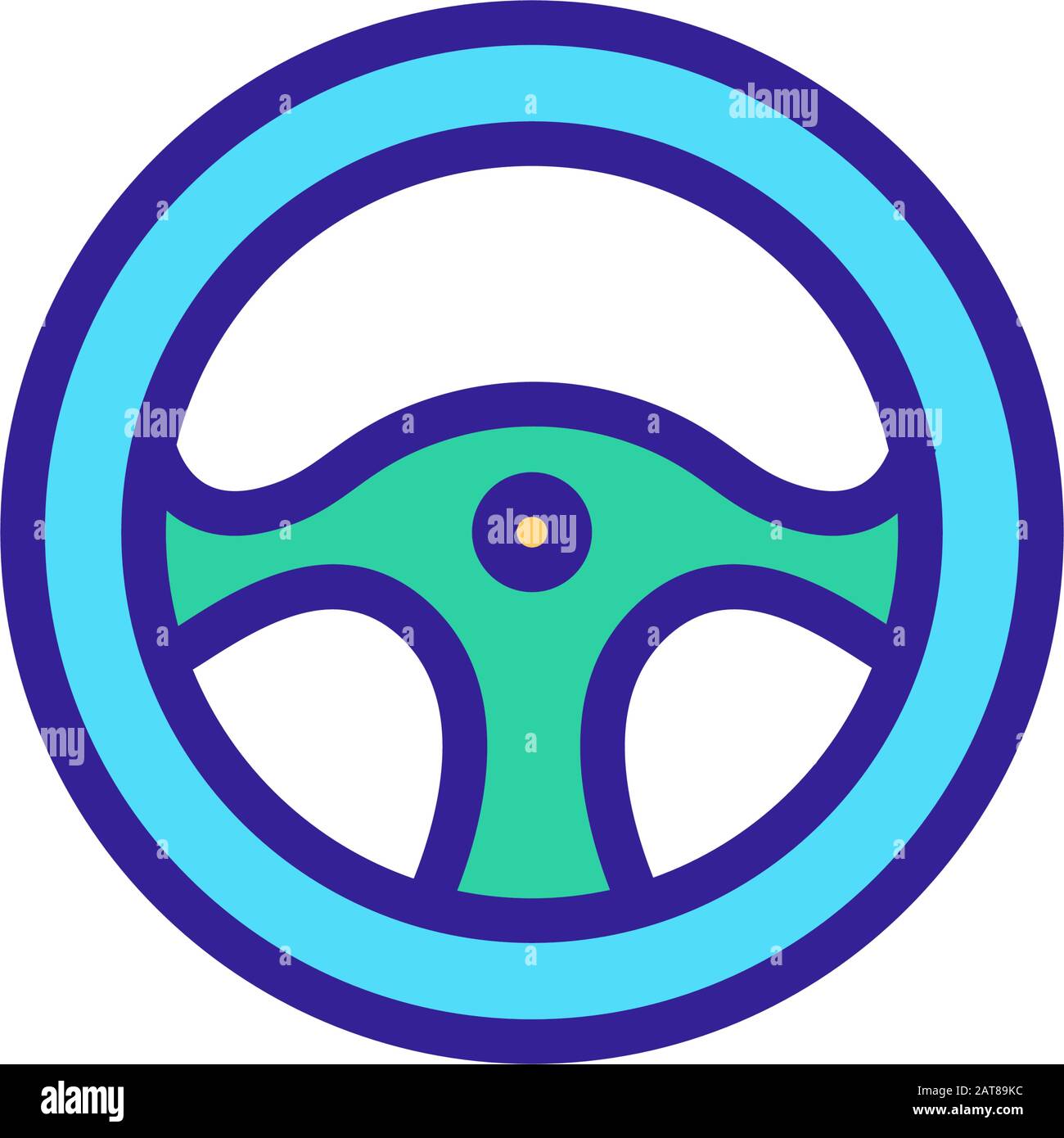 Game joystick icon vector. Isolated contour symbol illustration Stock ...