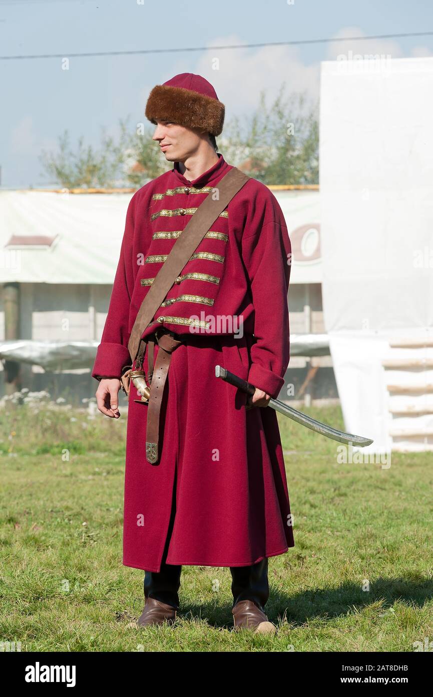 Reenactor in 18th century russian army uniform Stock Photo - Alamy