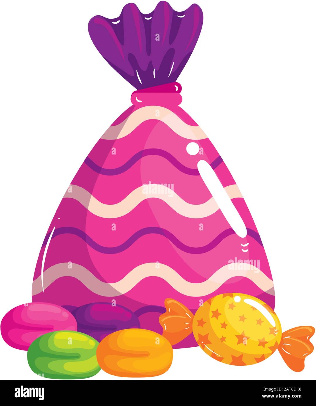 set of candies isolated icon Stock Vector Image & Art - Alamy