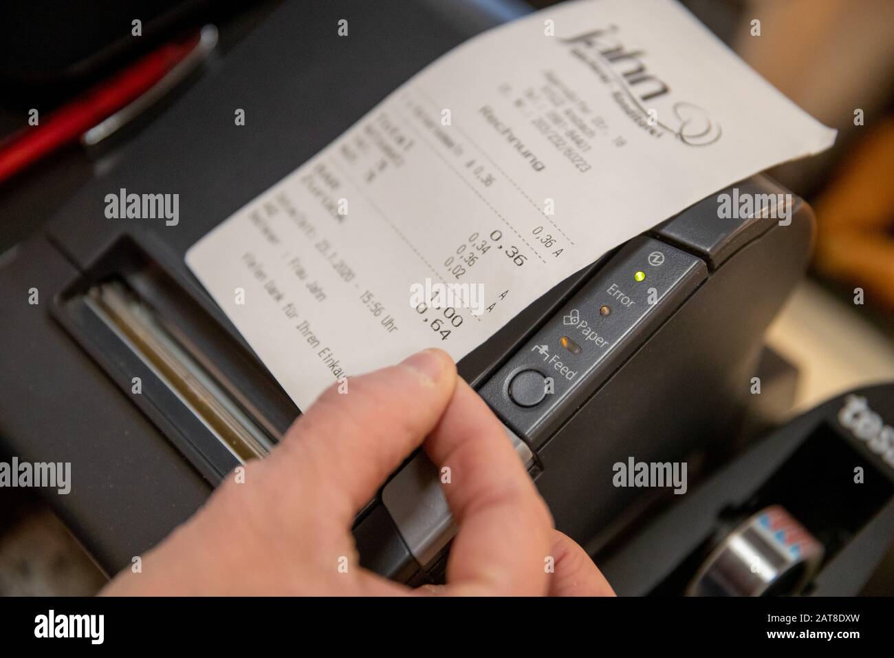 Cash Register Slip High Resolution Stock Photography And Images Alamy