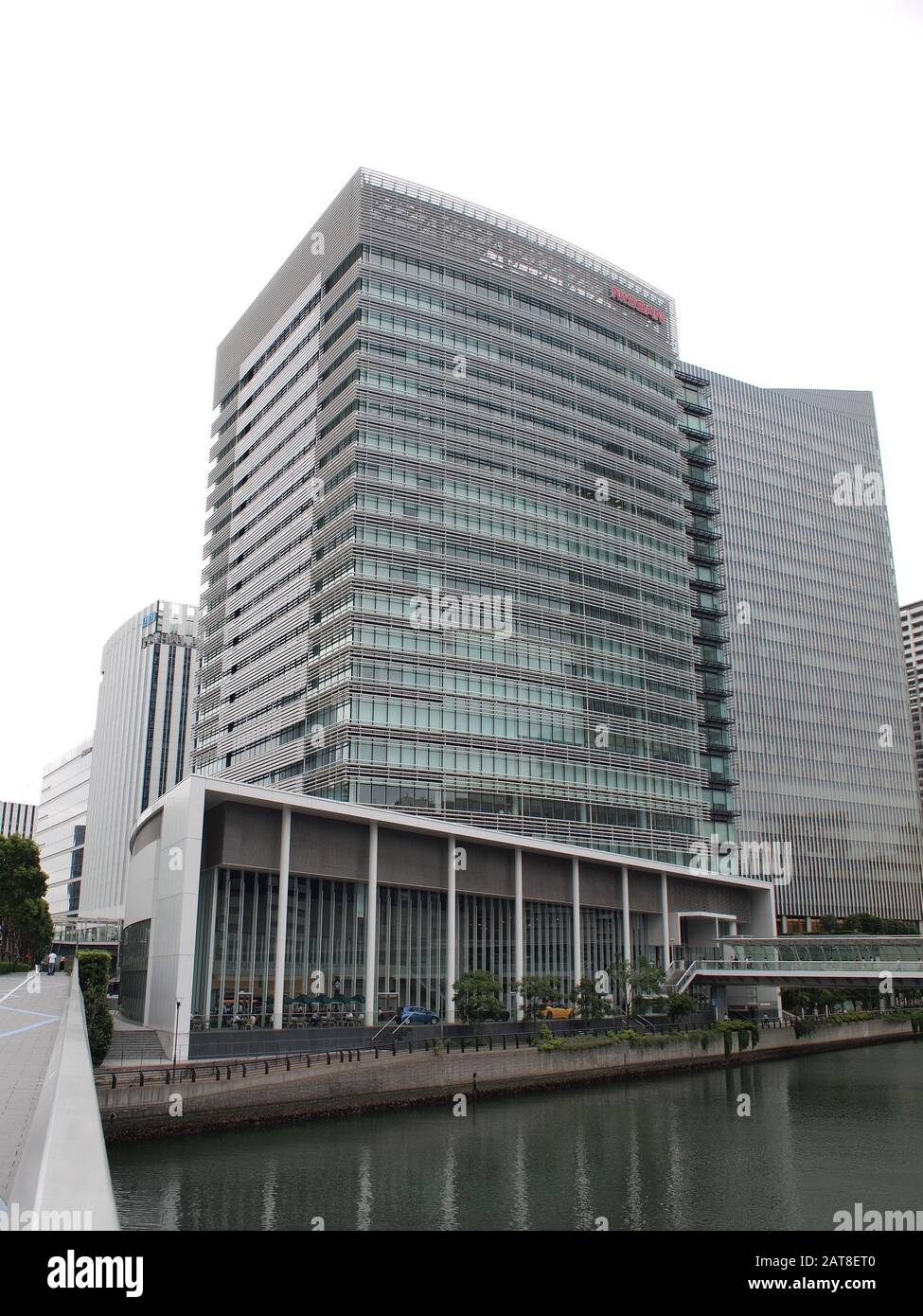 Nissan Motor Corporation Global Headquarters in Yokohama, Japan Stock Photo
