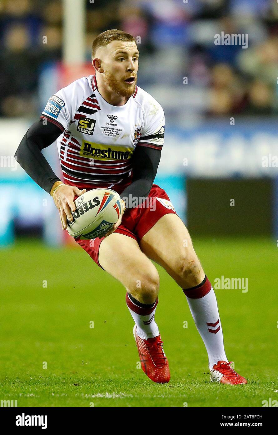 Wigan Warriors Jackson Hastings Stock Photo Alamy