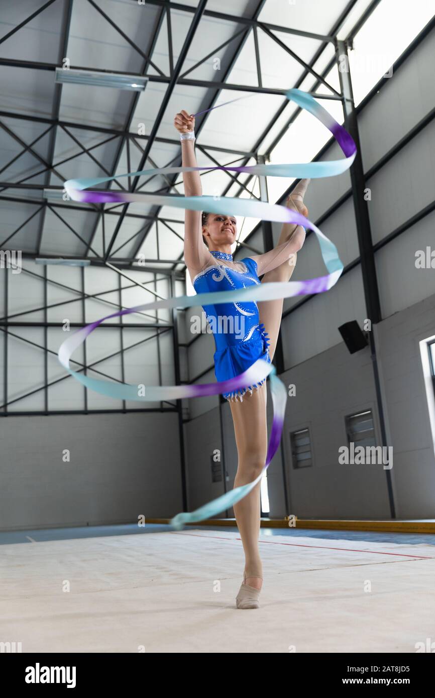 Gymnastics Ribbon Stock Photos & Gymnastics Ribbon Stock Images Alamy