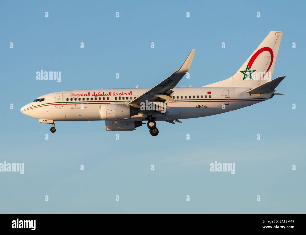FRANKFURT / GERMANY DECEMBER 8, 2012 Royal Air Maroc Boeing 737700 CNRNM passenger plane FRANKFURT / GERMANY DECEMBER 8, 2012 Royal Air Maroc Boeing 737700 CNRNM passenger plane