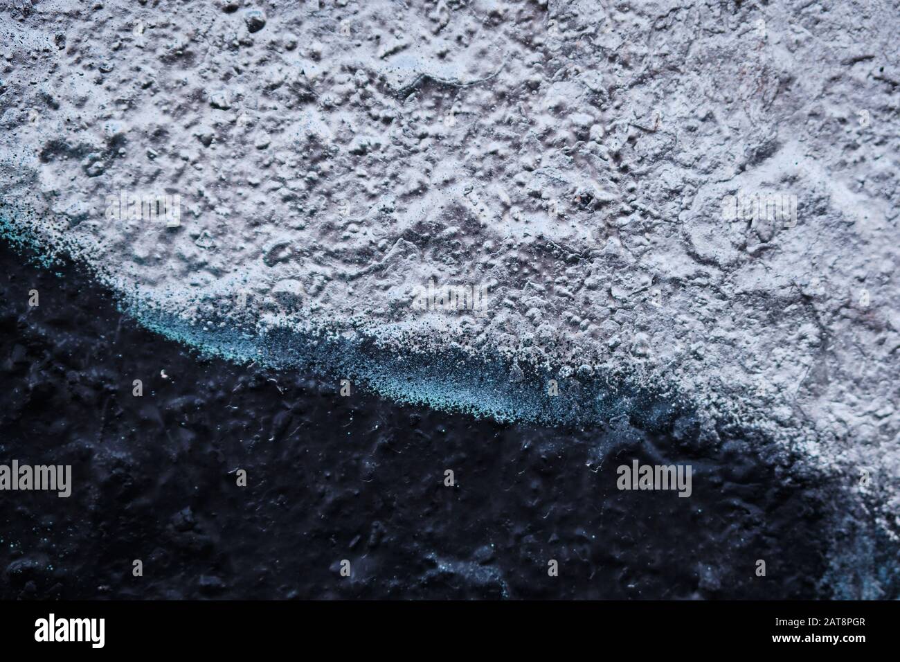 The plaster wall is painted black and white. Backgroumd Stock Photo - Alamy