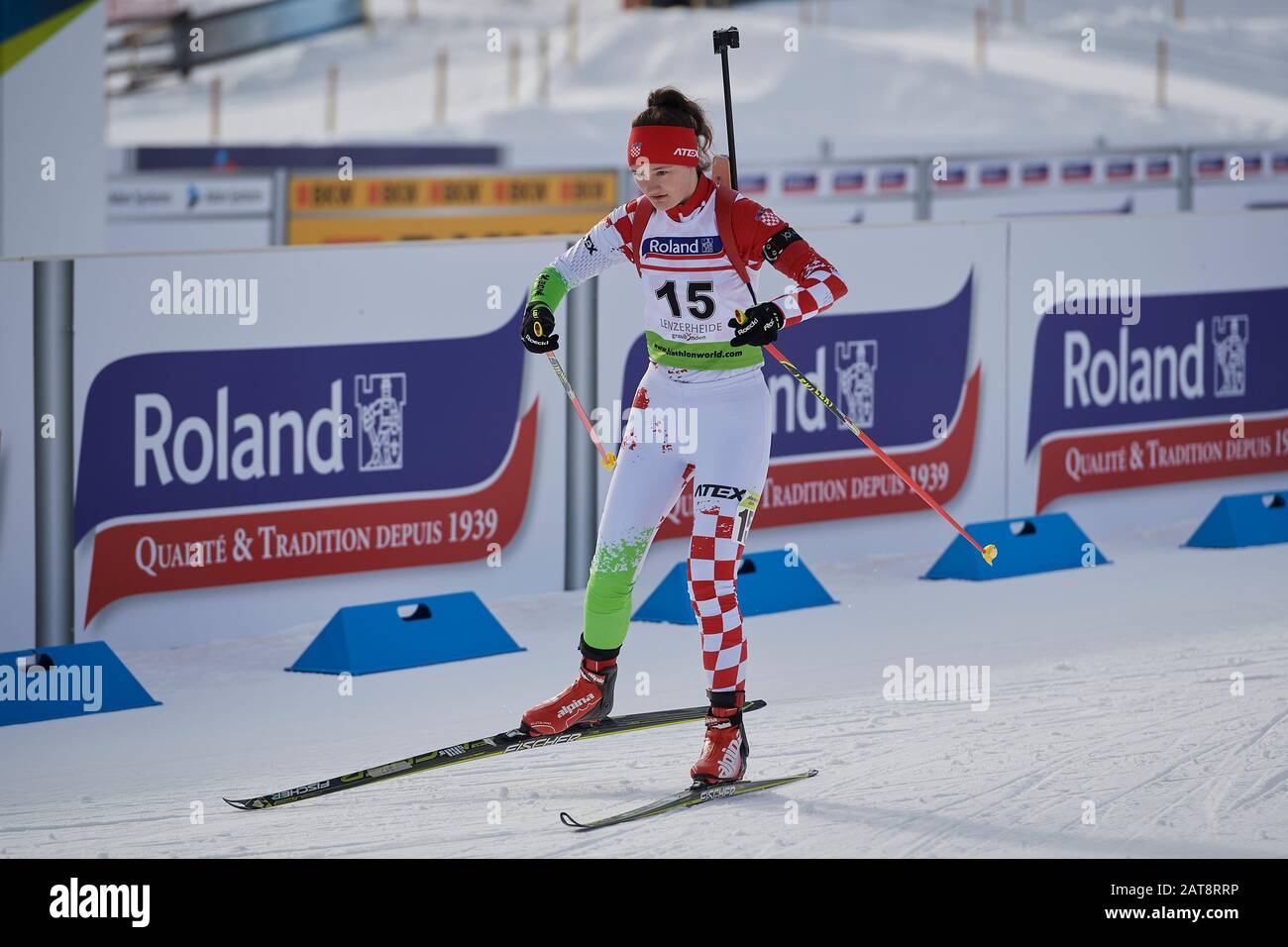 Lenzerheide, Schweiz, 31. Januar 2020. Baricevac Doris beim 6 km Sprint ...