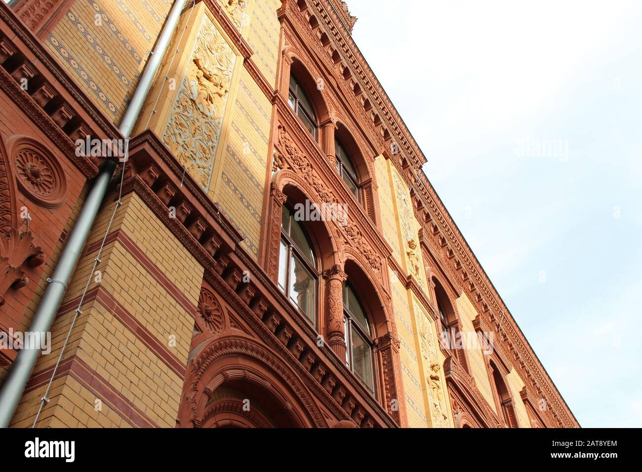 brick building (Ehem-Postfuhramt) in berlin (germany) Stock Photo