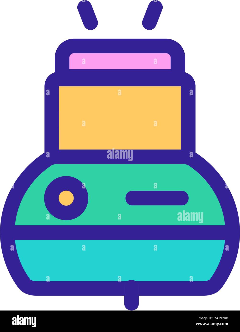 Air moisturiser icon vector. Isolated contour symbol illustration Stock ...
