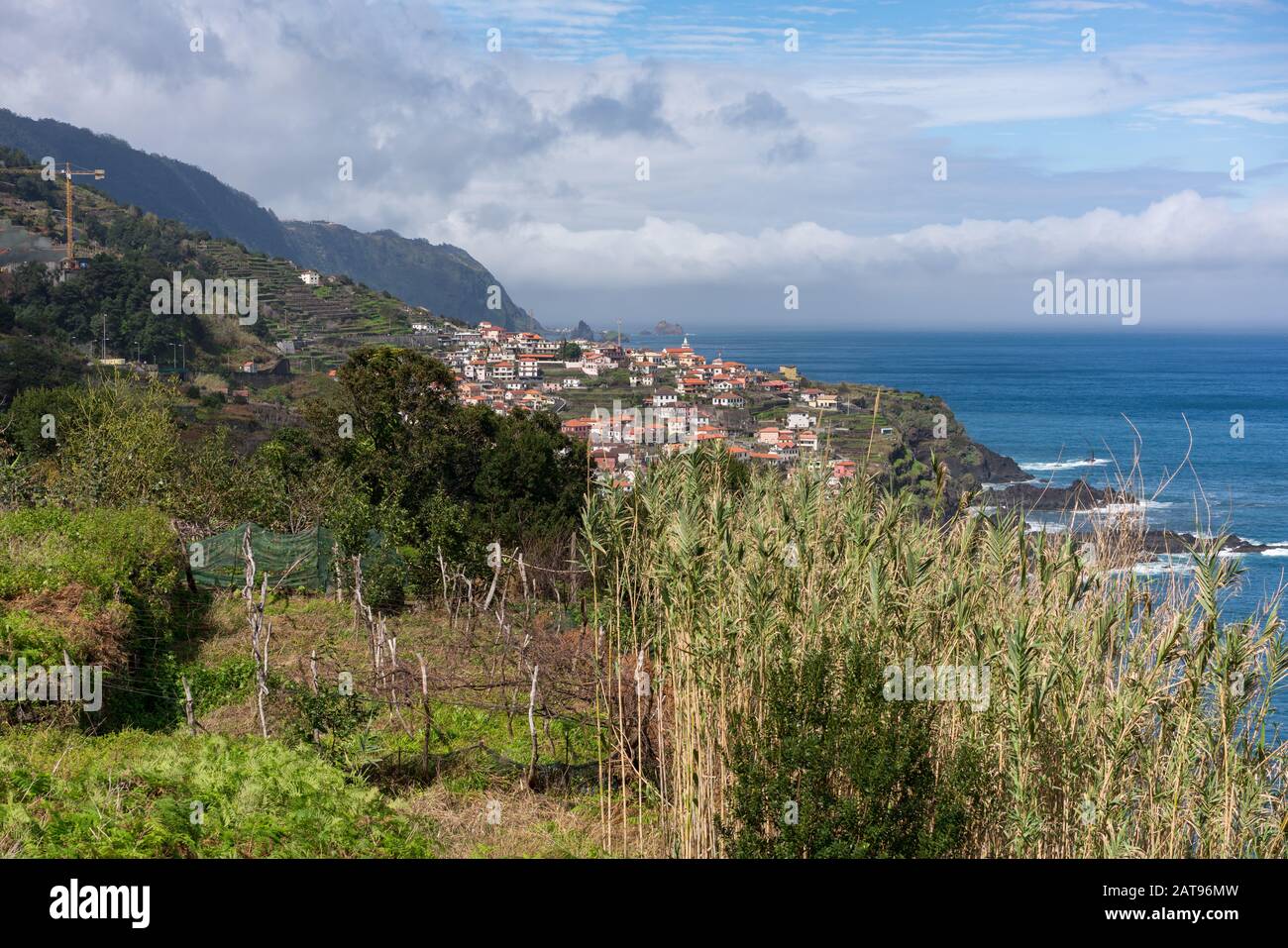 View of Seixal from Bridal Veil Falls véu da noiva miradouro viewpoint
