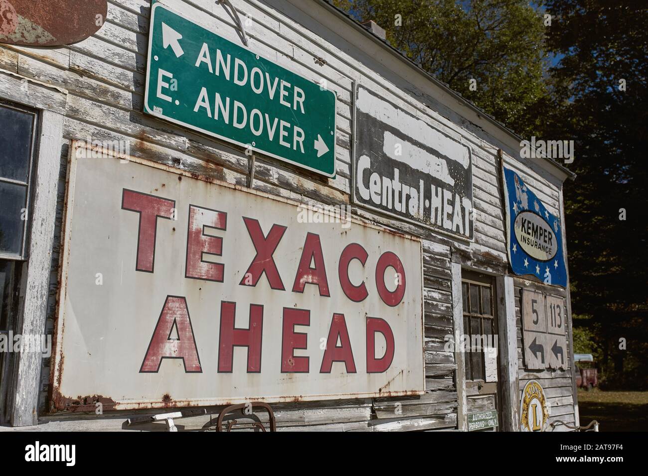 Bethel, Maine September 28th, 2019 Exterior of Steam Mill Antiques
