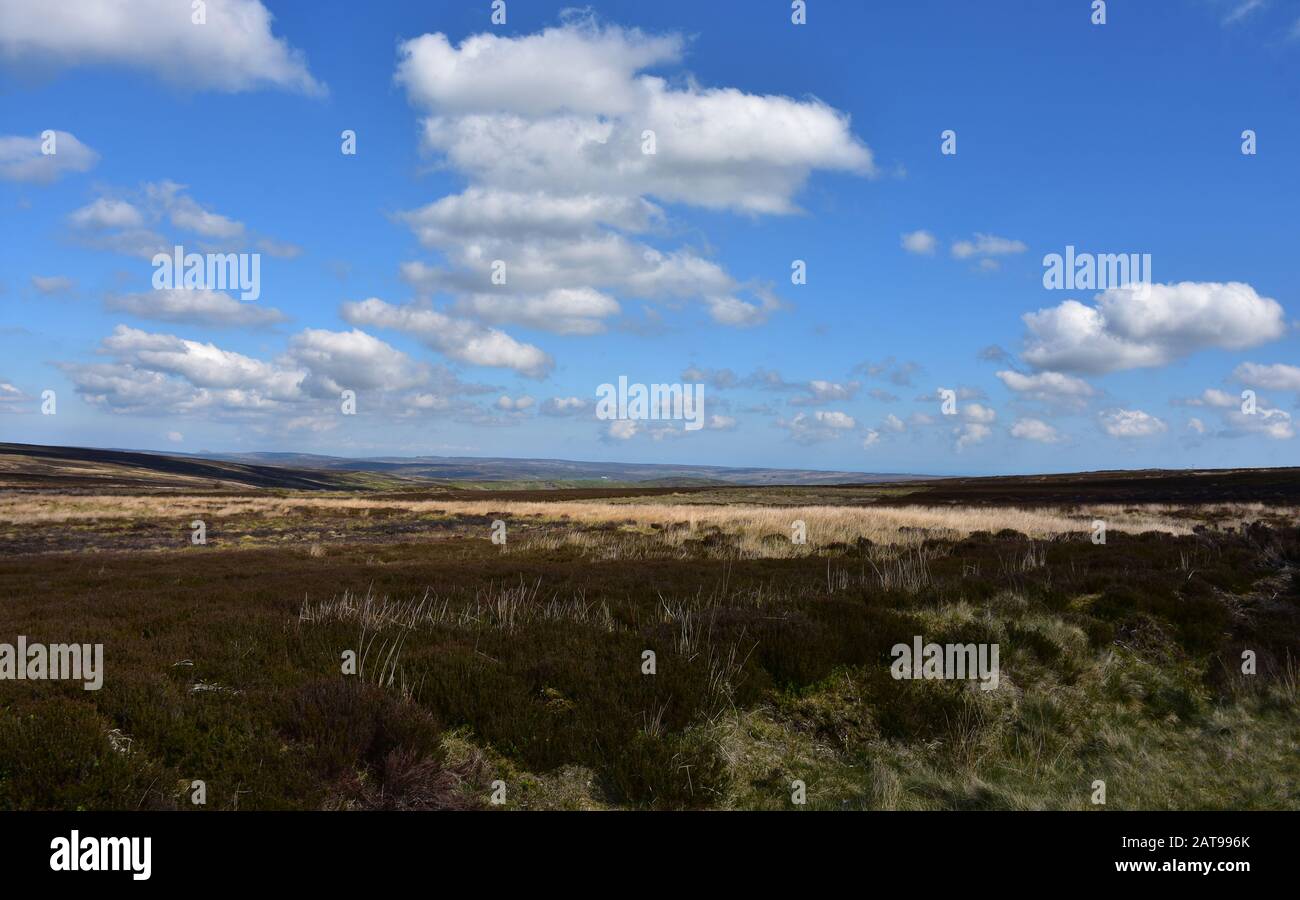 Beautiful skies over the moorland in North England Stock Photo - Alamy