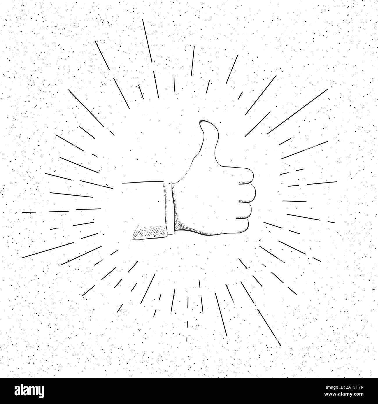 Symbol Of Like Social Network Concept Vector Illustration Stock