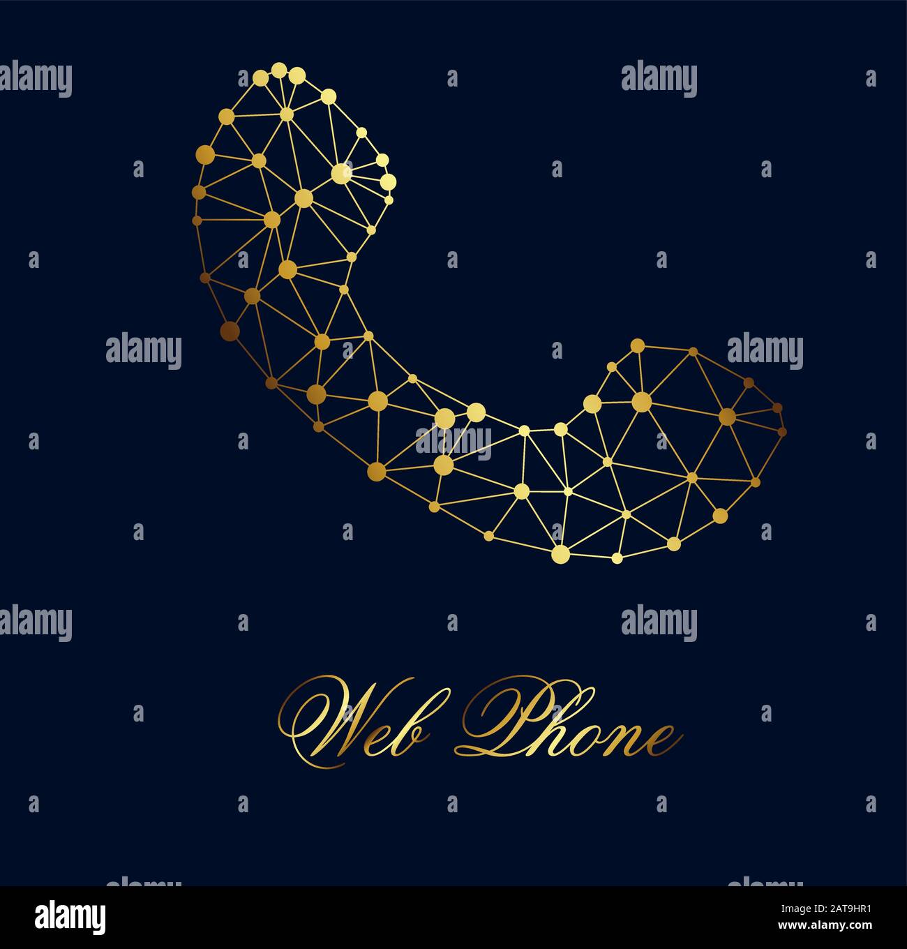 Vector Web Handset Phone Icon Stock Vector Image & Art - Alamy