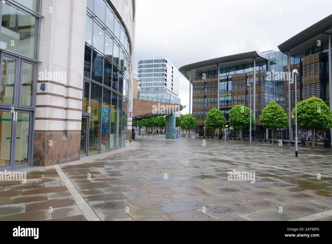 Pedestrian Mall in outdoors in Belfast, Northern Ireland Stock Photo