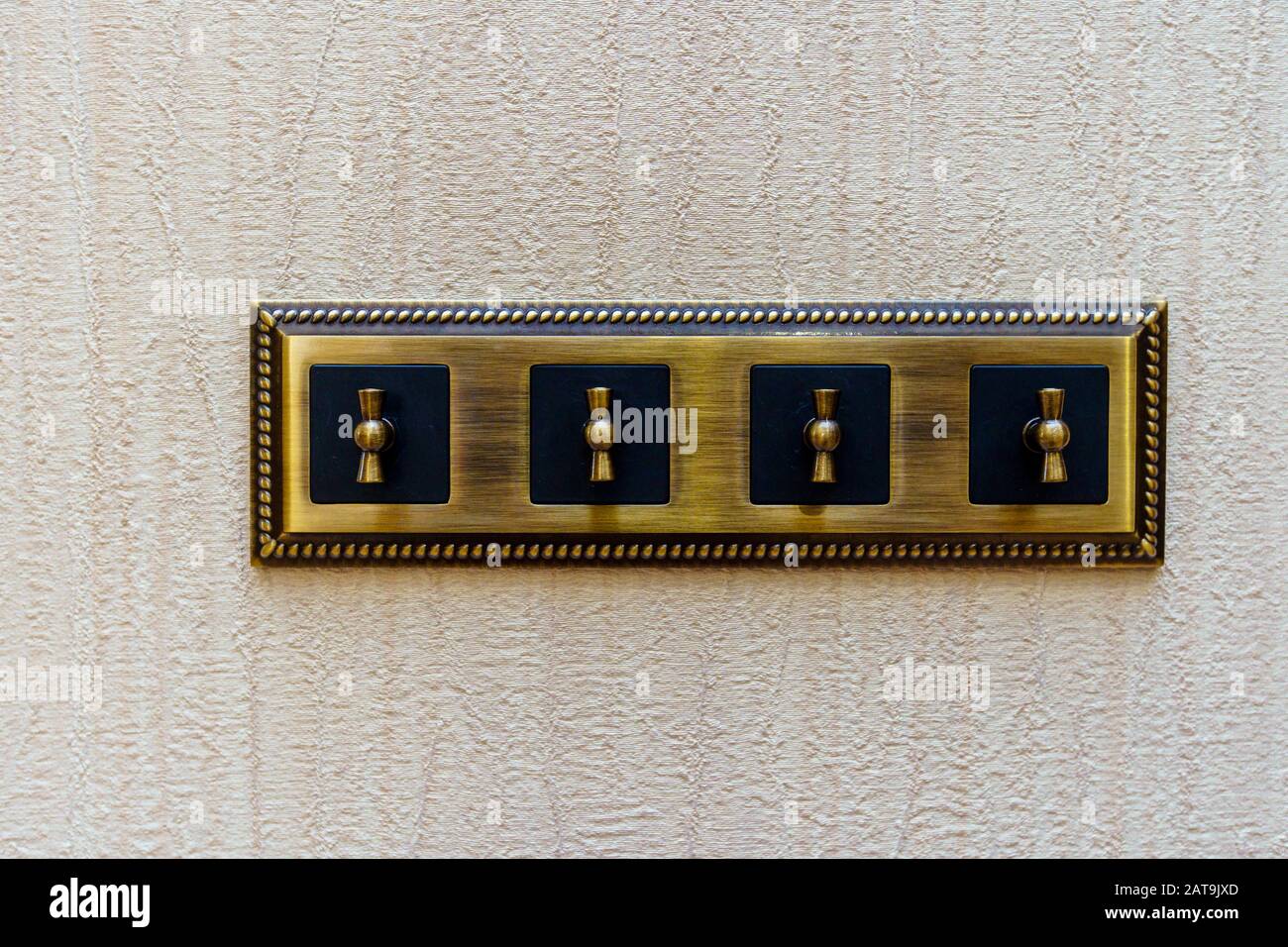 light switches vintage Stock Photo Alamy