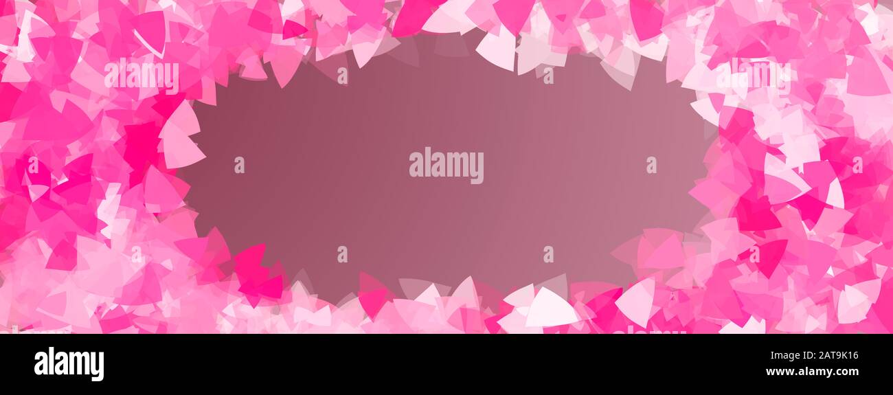 Beautiful romance background. Abstract pink banner concept Stock Photo