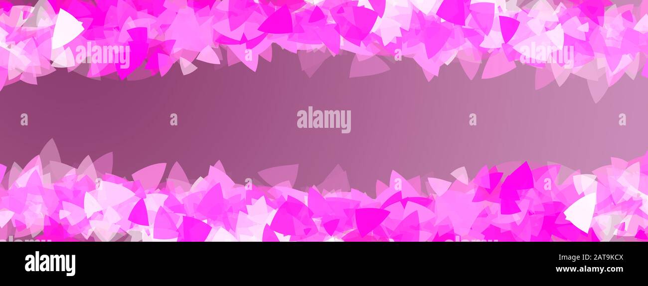 Beautiful pink banner. Abstract valentine day background Stock Photo