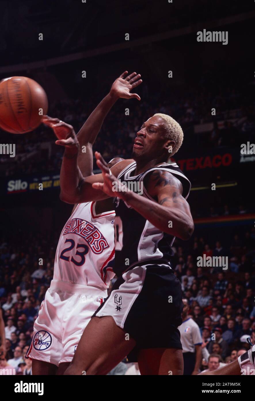 Dennis Rodman of the San Antonio Spurs 1994 season Stock Photo
