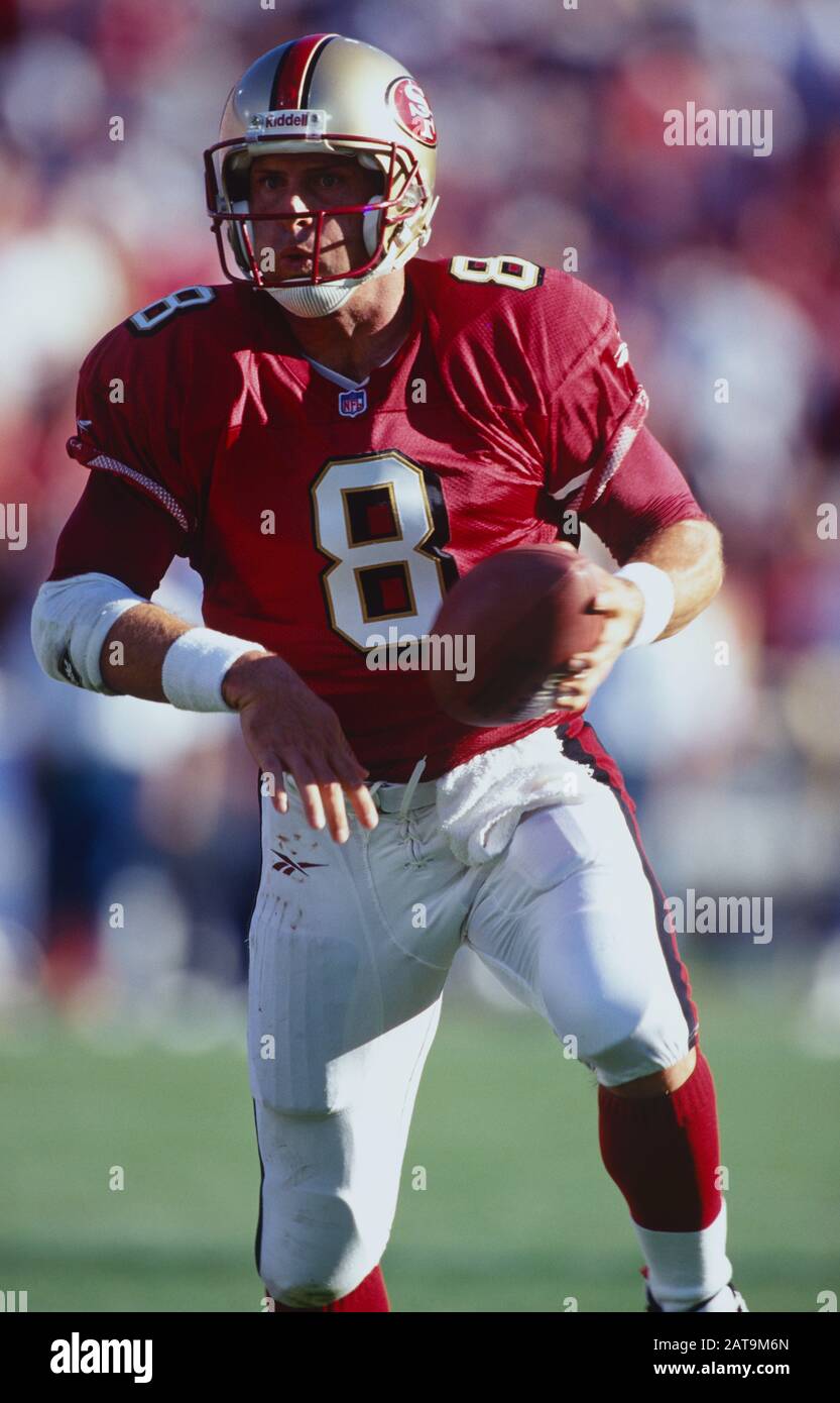 Steve Young of the San Francisco 49ers Stock Photo