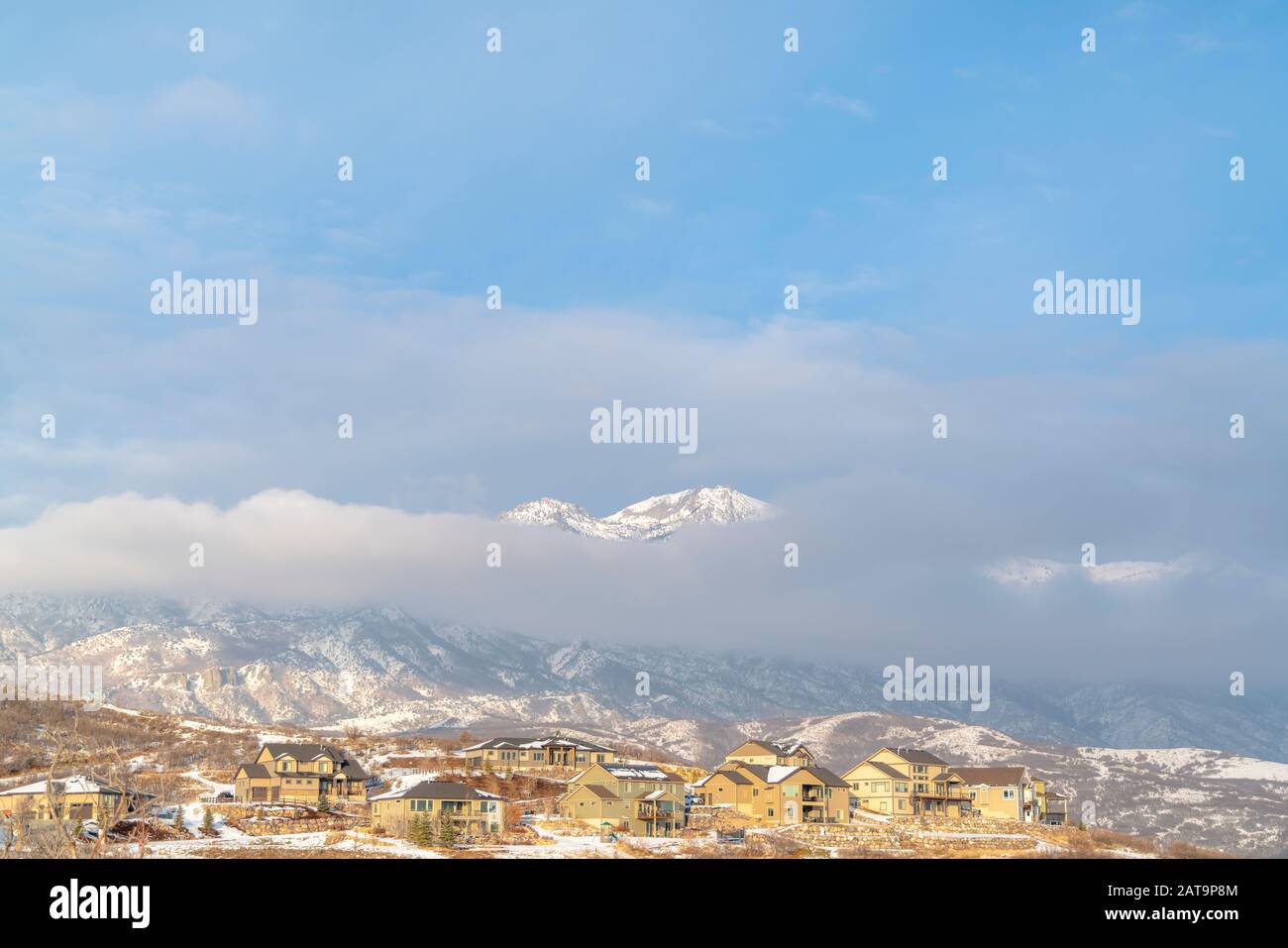 Mountain slopes covered thick hi-res stock photography and images - Alamy