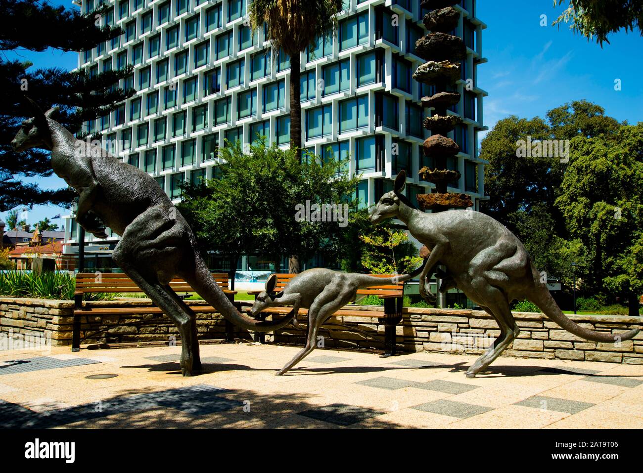 Kangaroo statue hires stock photography and images Alamy