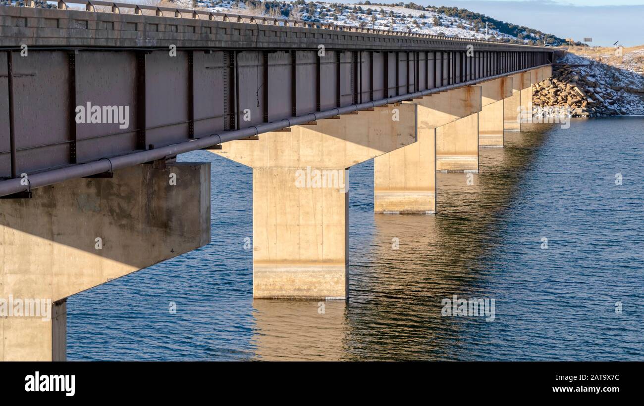 Stringer beam bridge hi-res stock photography and images - Alamy