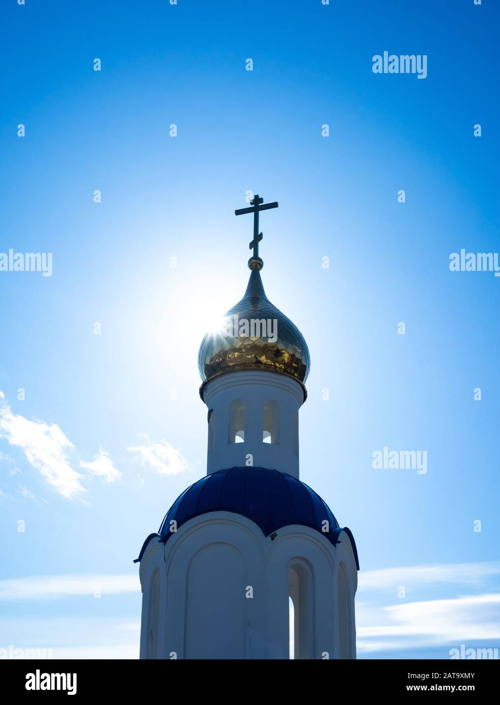 Russian Orthodox Cathedral - Petropavlovsk-Kamchatsky, Russia. Stock Photo