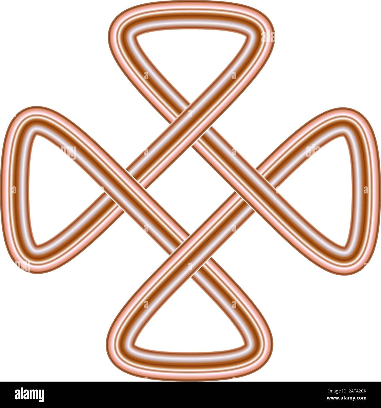Celtic Pattern - Vector Ancient Pagan Scandinavian Sacred Knotwork Symbol Stock Vector