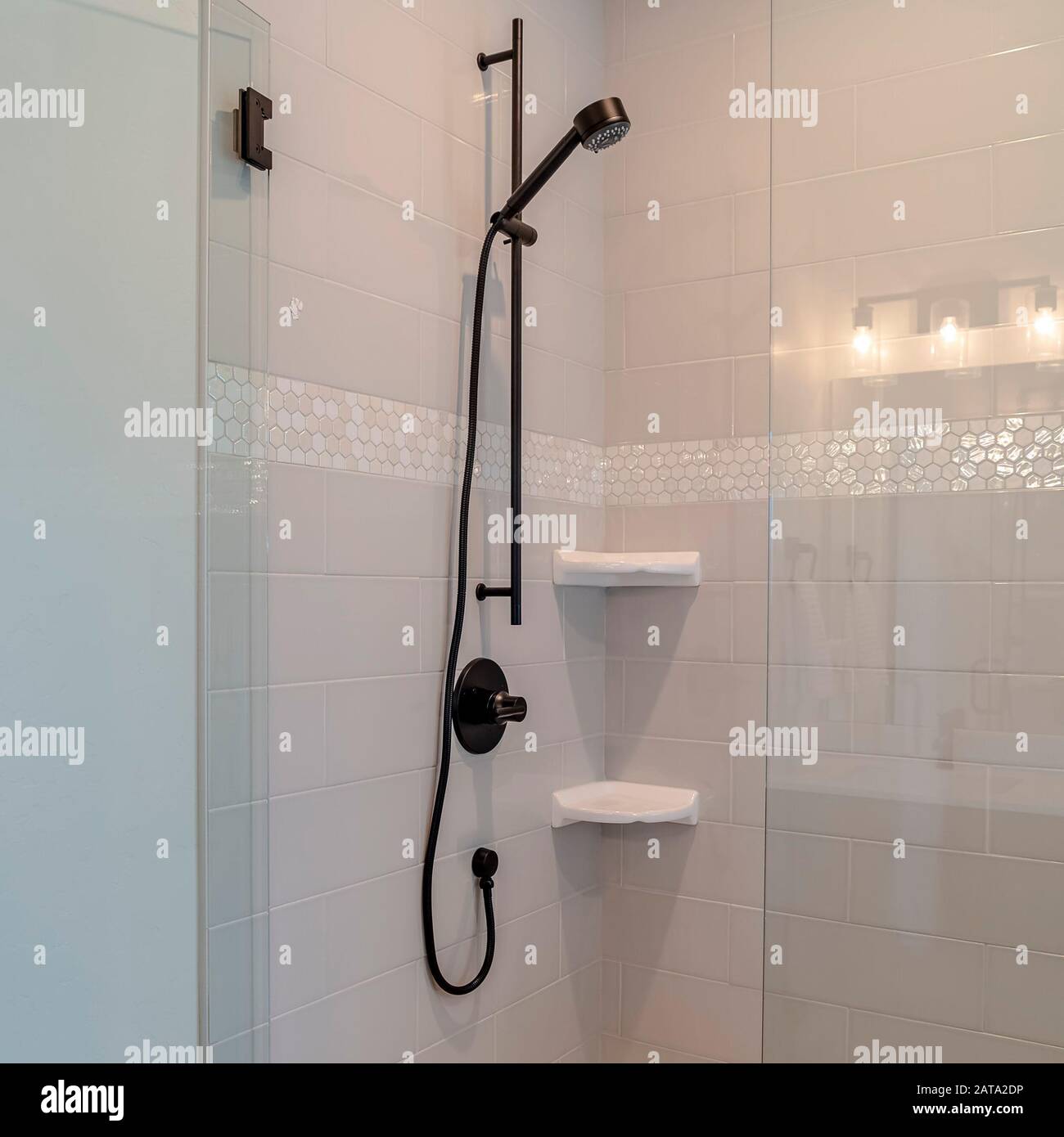 Slide rail shower hi-res stock photography and images - Alamy