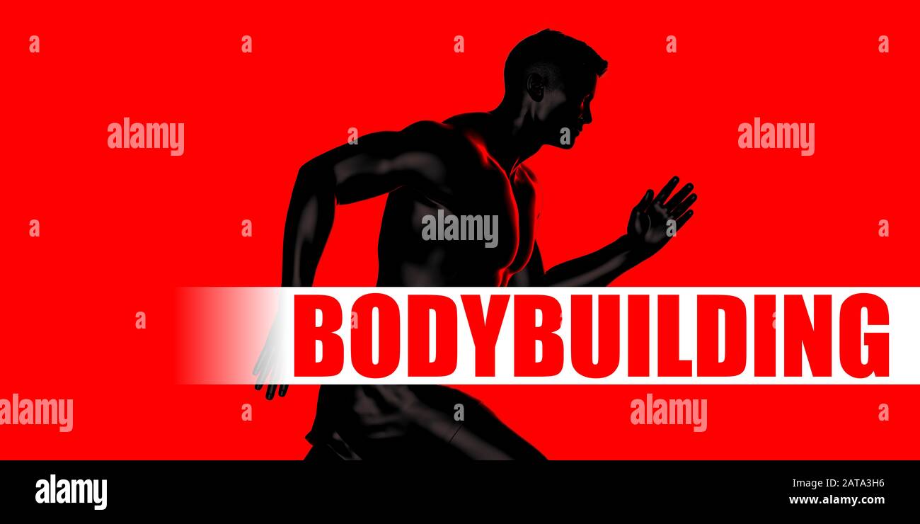 Bodybuilding Concept with Fit Man Running Lifestyle Stock Photo - Alamy