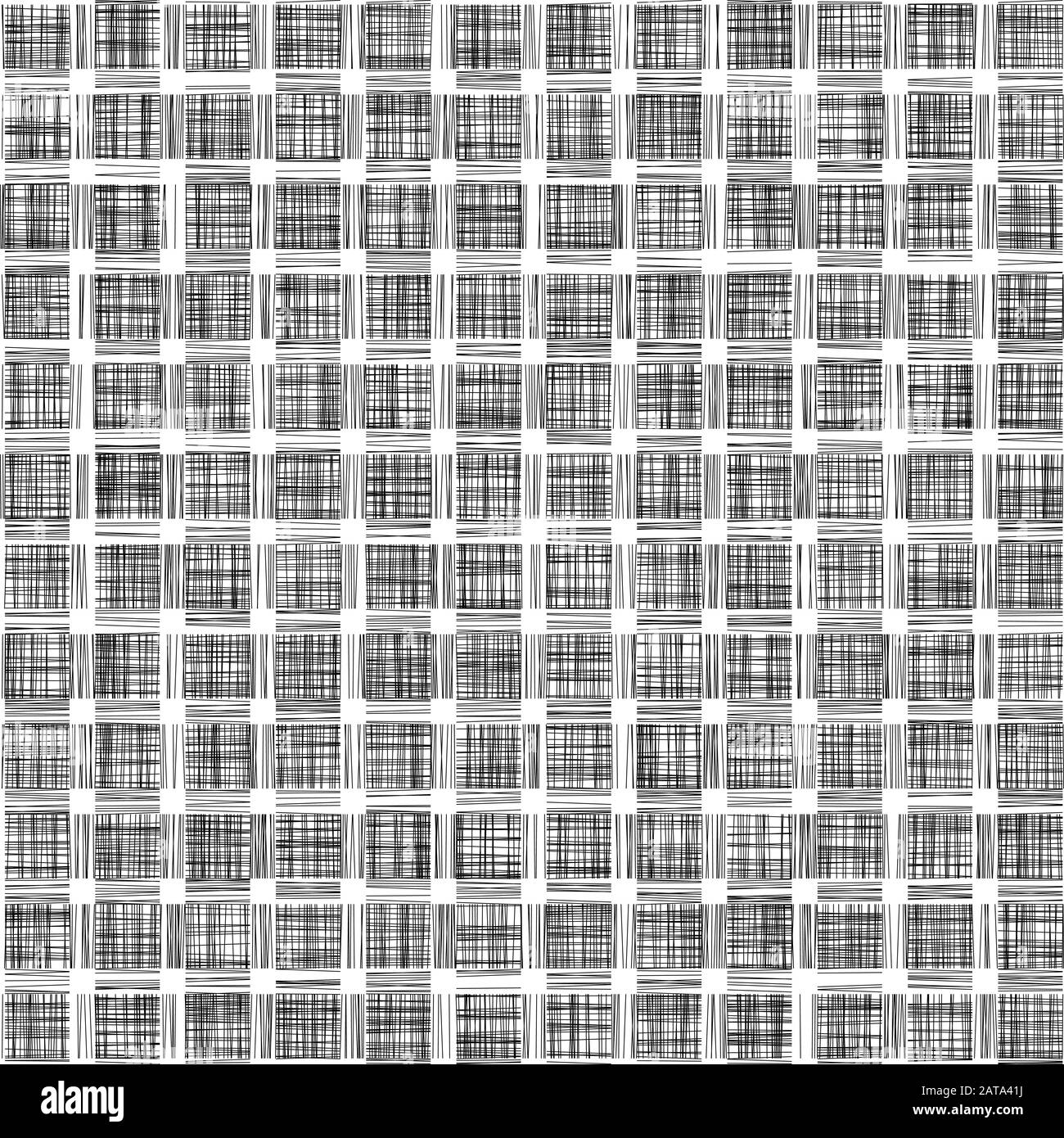 Black Checkered  Grunge Vector Background Stock Vector