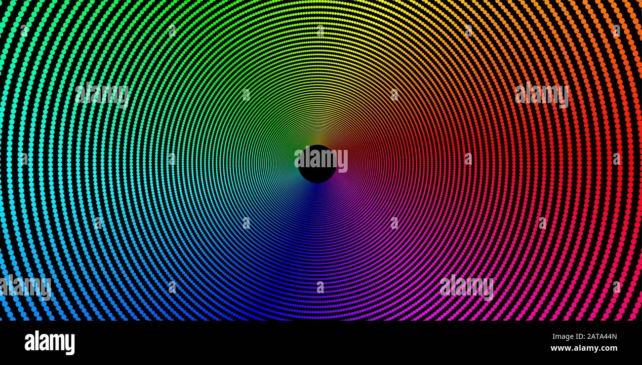 Vector Iridescent Round Spiral Background Stock Vector Image & Art - Alamy