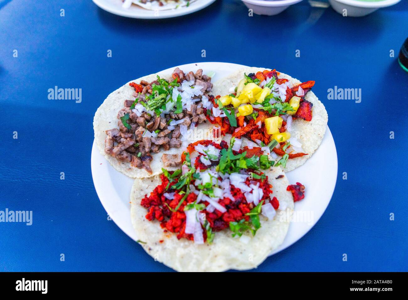Traditional tacos "el pastor" in Cancun, Mexico Stock Photo Alamy