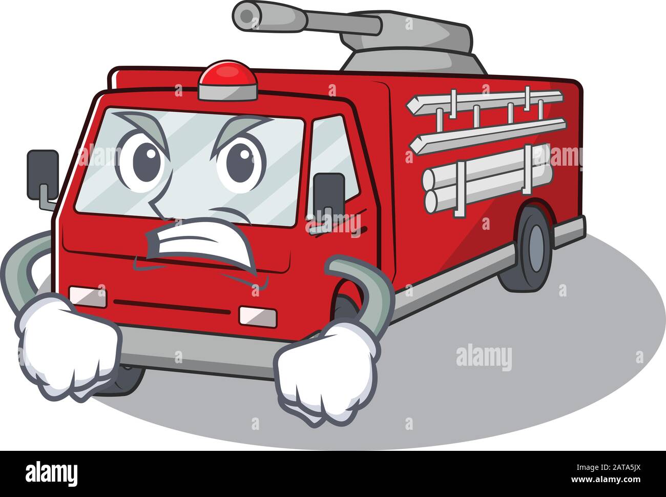 Fire truck cartoon character design having angry face Stock Vector Image &  Art - Alamy
