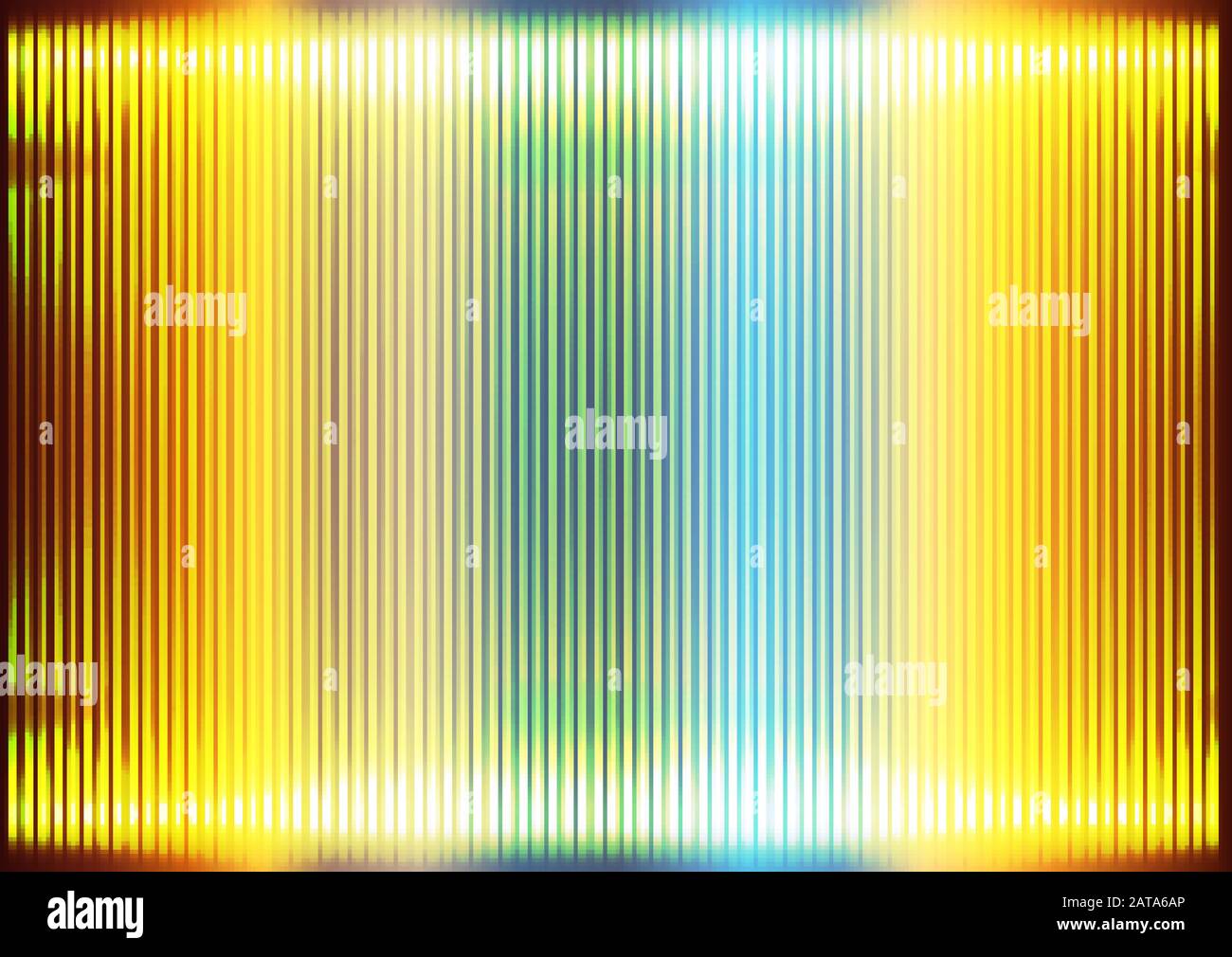 Fluted Abstract Shining Hi Tech Background - Vector Glowing HUD Futuristic Grid Design Stock Vector