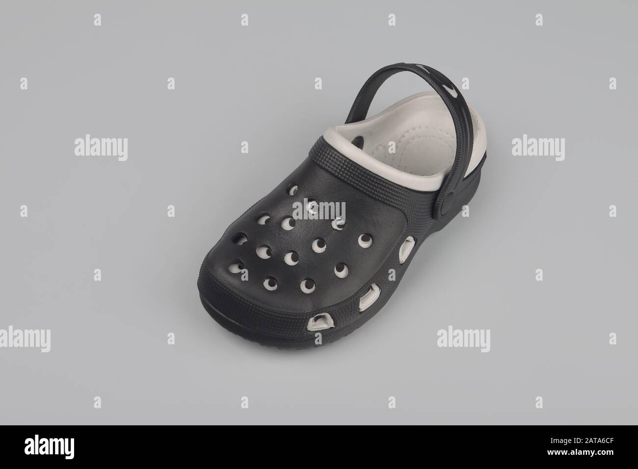 Children's  trendy shoes isolated on gray background Stock Photo