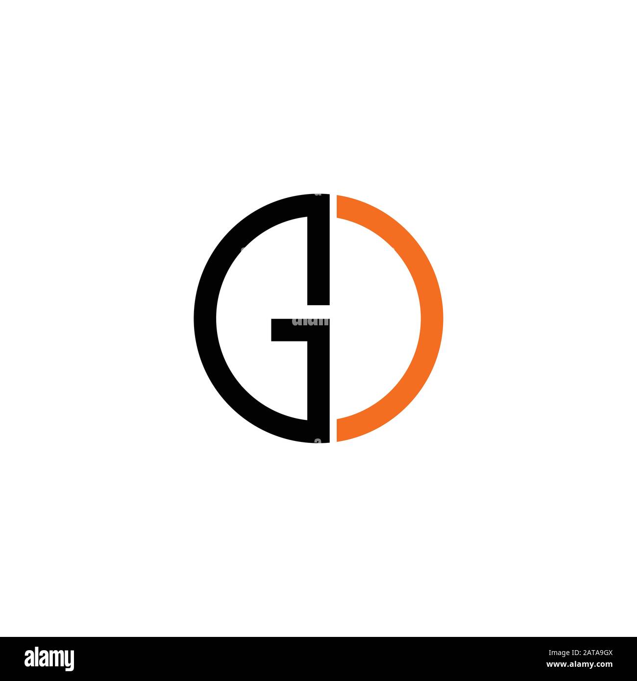 Initial letter gd or dg logo vector design template Stock Vector Image ...
