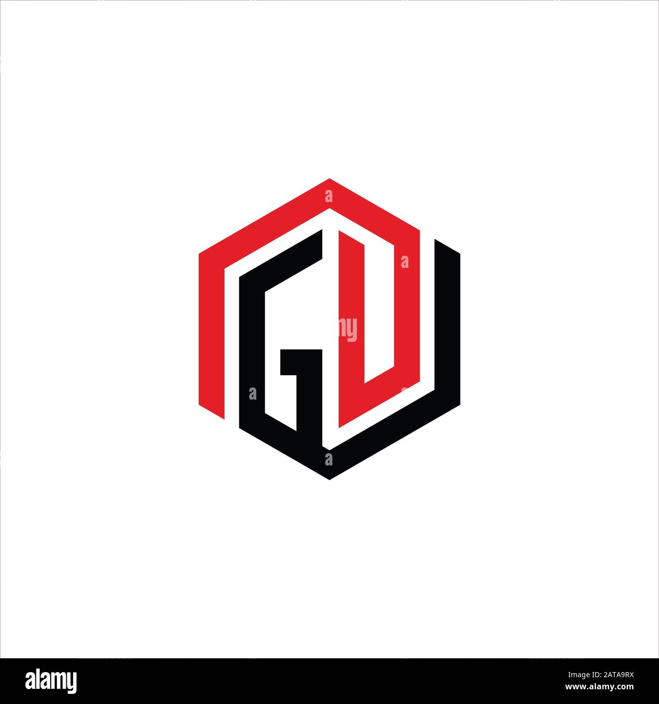 Initial letter gd or dg logo vector design template Stock Vector
